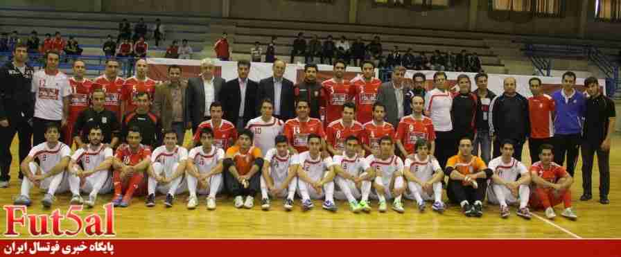 گزارش تصویری  از بازی تیم پایگاه خبری فوتسال ایران با تیم ملی