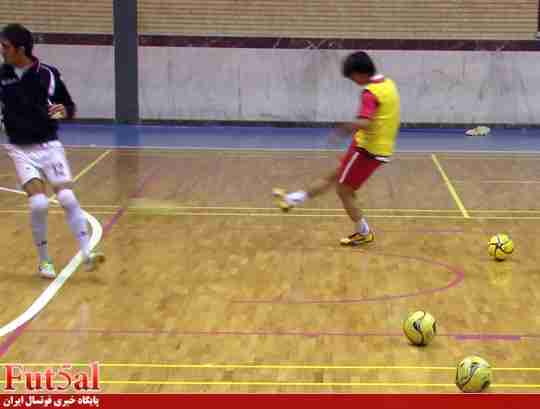 گزارش تصویری/ تمرین تیم فوتسال دبیری تبریز در آستانه بازی با حفاری