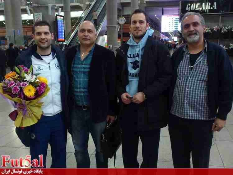مدیرعامل باشگاه فوتسال آلومنس کرواسی وارد تهران شد