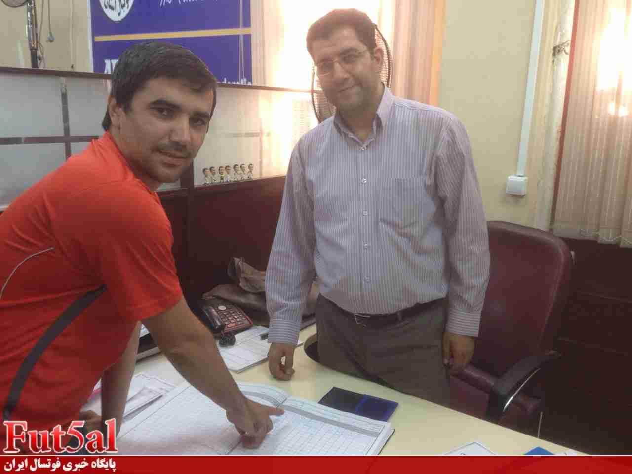 ثبت قرارداد کشاورز،بهادری و عروجی با تاسیسات در هیات فوتبال تهران