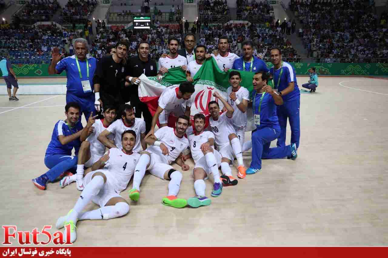 پیام تبریک تاج و ساکت برای قهرمانی فوتسال ایران