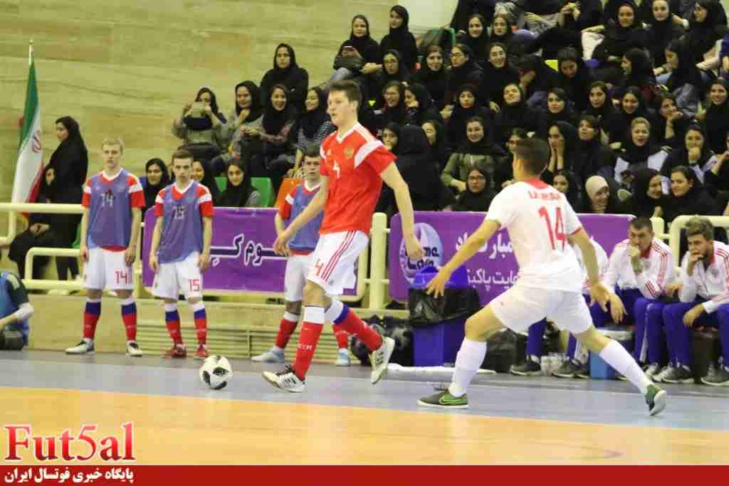تساوی دیرهنگام  ایران مقابل روسیه در دومین بازی