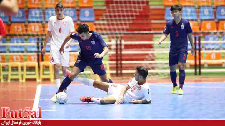 شکست سنگین لبنان مقابل تایلند در آخرین بازی گروه دوم