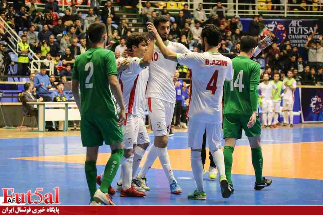 گزارش تصویری/بازی تیم های فوتسال ایران و ترکمنستان