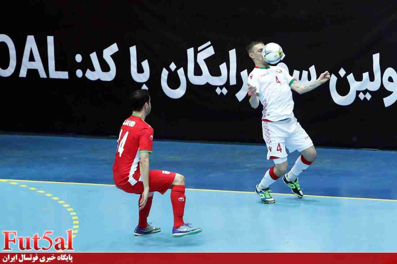 اولین شکست تاریخ فوتسال ایران مقابل بلاروس