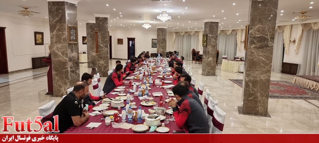 برگزاری ضیافت شام  ملی پوشان فوتسال در سفارت ایران – بلاروس