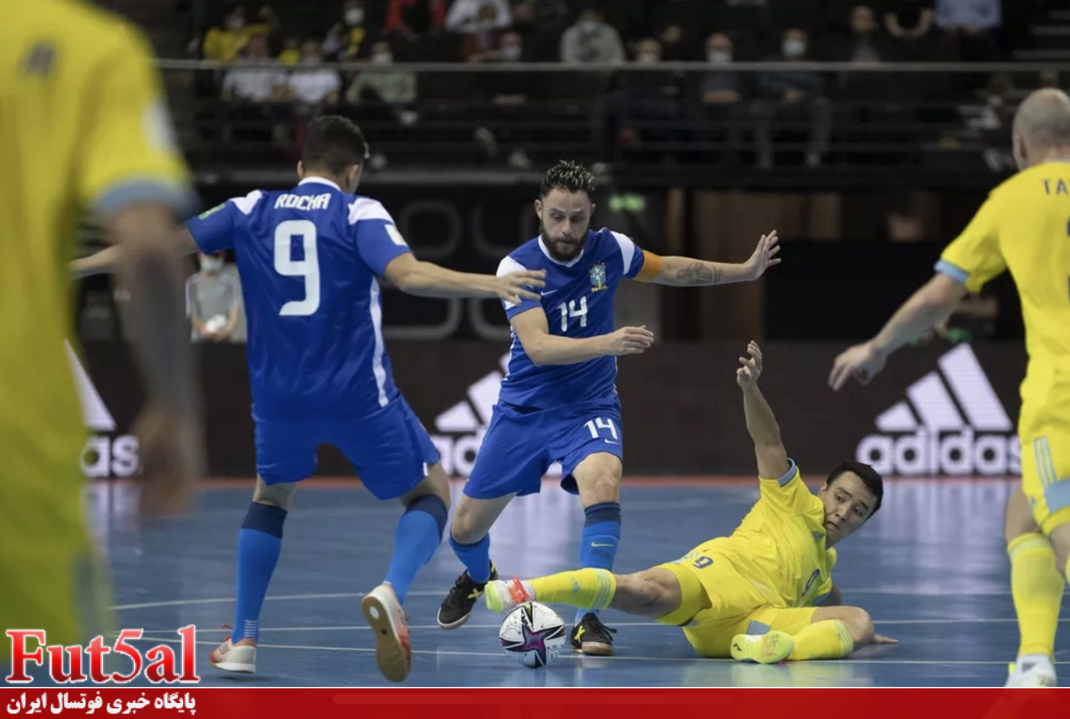 گزارش تصویری/ بازی تیم های برزیل و قزاقستان در رده بندی جام جهانی فوتسال