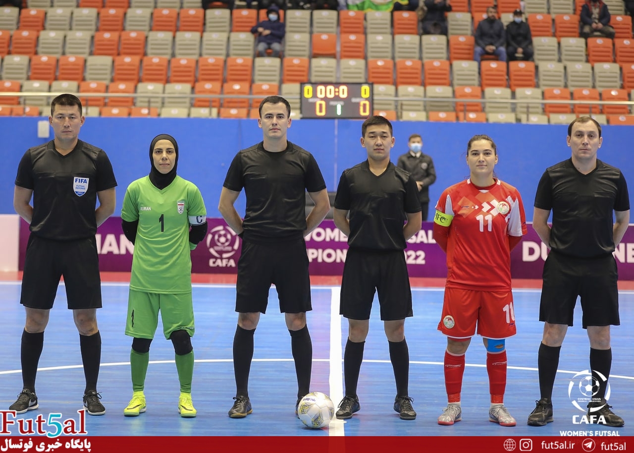 گزارش تصویری/ بازی تیم های فوتسال بانوان ایران و تاجیکستان