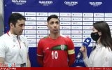 حسین طیبی بهترین بازیکن دیدار ایران – ترکمنستان شد