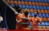 گزارش تصویری/ بازی تیم های مس سونگون ورزقان و فولاد زرند ایرانیان