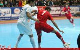 گزارش تصویری/ بازی تیم های گیتی پسند اصفهان و سن ایچ ساوه