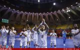 استوری دسته‌جمعی بازیکنان تیم ملی فوتسال بعد از بازی مقابل بحرین