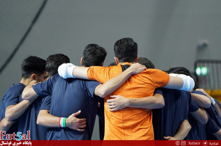 تصاویری از گرم کردن بازیکنان تیم ملی فوتسال پیش از آغاز دیدار فینال جام ملت های آسیا