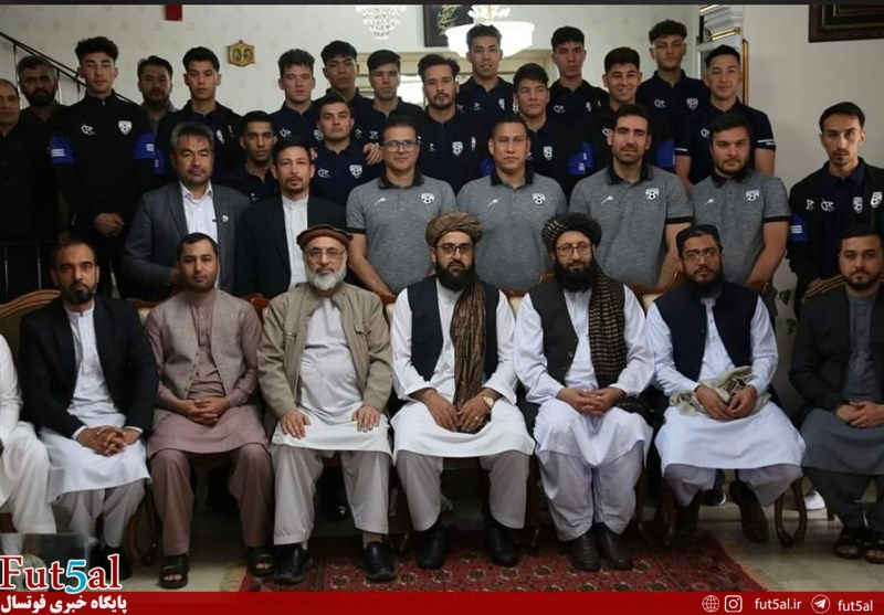 دیپلمات‌های طالبان در تهران میزبان تیم‌ملی فوتسال افغانستان