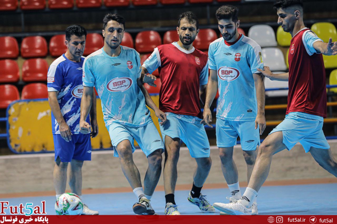 گزارش تصویری/ تمرین تیم گیتی پسند پیش از بازی مقابل فولاد هرمزگان