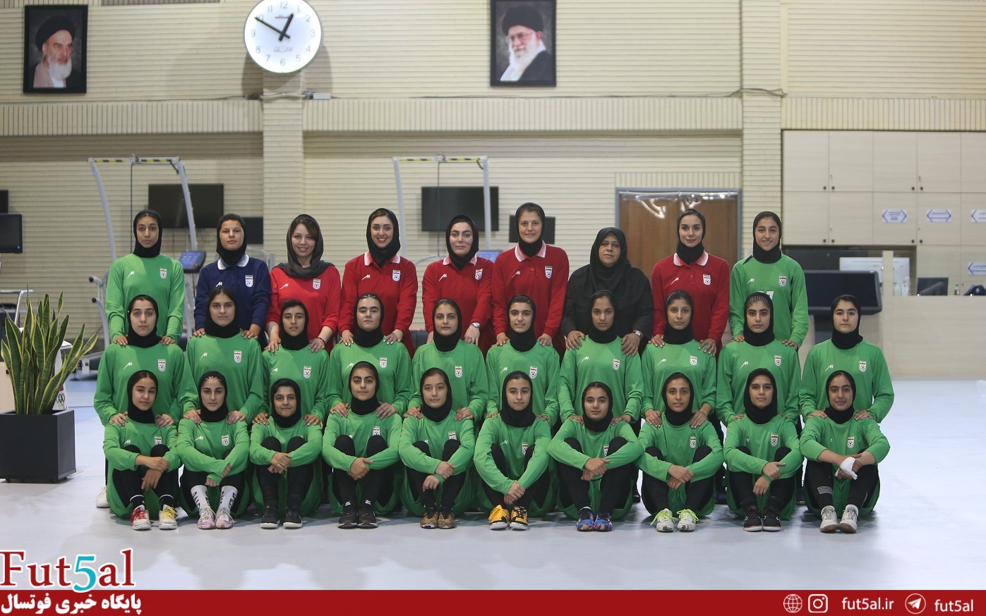 دختران فوتسالیست در آکادمی ملی المپیک آزمون‌های آمادگی جسمانی دادند