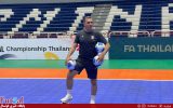 خوراکچی: رقبا باید از بازی با تیم ملی فوتسال ایران فرار کنند/ باقر با ۳۸ درجه تب بازی کرد