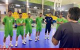 تمرین تیم ملی فوتسال در هوای شرجی