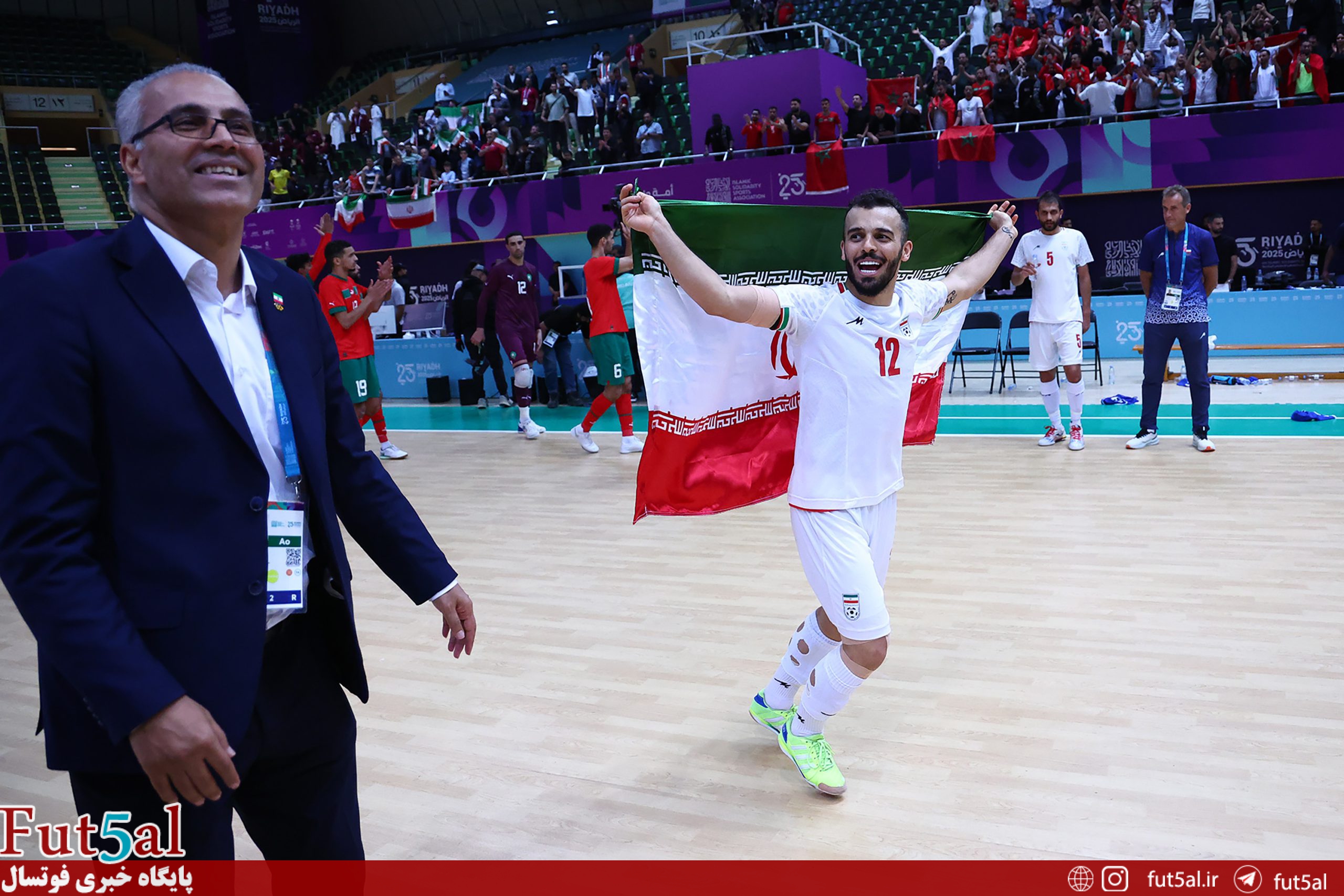 گزارش تصویری/ بازی تیم‌های ملی ایران و مراکش در فینال همبستگی کشورهای اسلامی