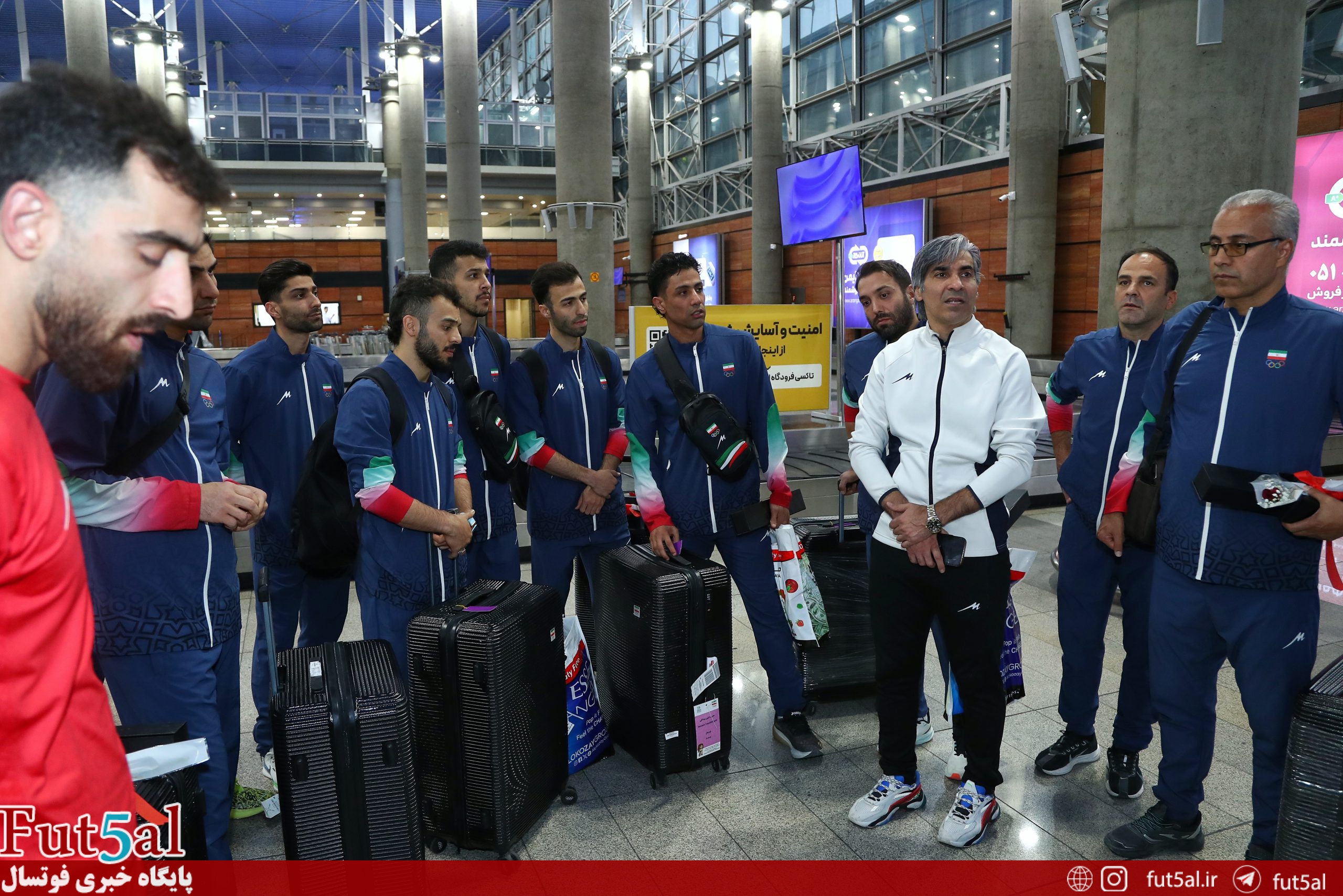 گزارش تصویری/ ورود تیم ملی فوتسال به ایران گزارش تصویری/ ورود تیم ملی فوتسال به ایران