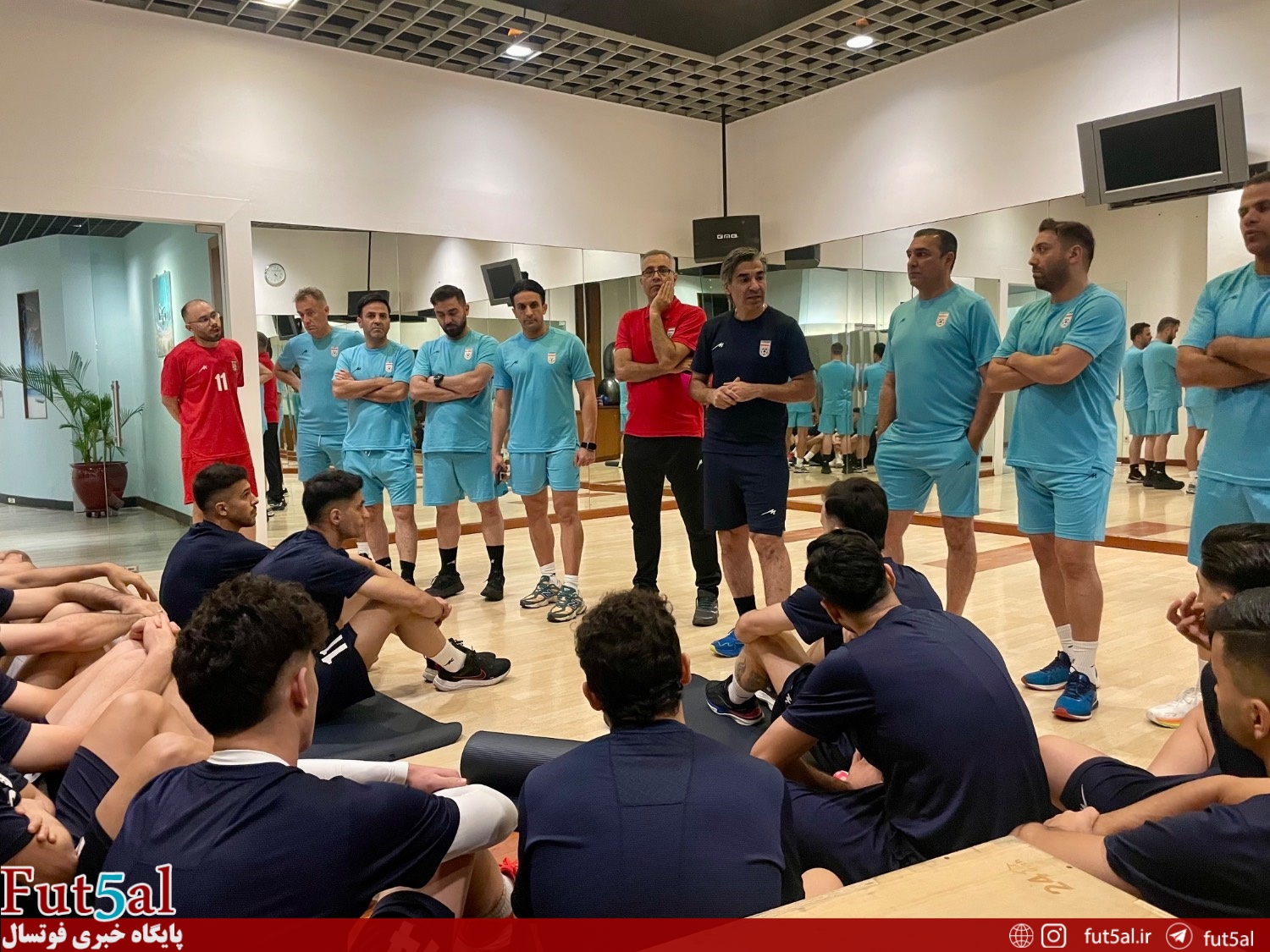 گزارش تصویری/ تمرین بدنسازی تیم ملی فوتسال