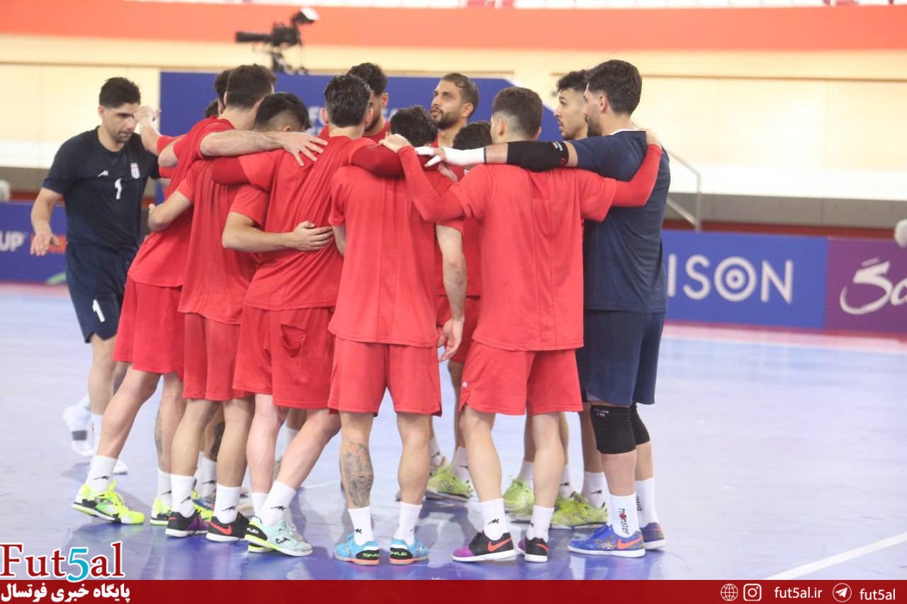 تمرین تیم‌ملی فوتسال در ولودروم جاکارتا+ گزارش تصویری