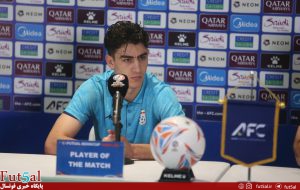 عظیمی: طول کشید با شرایط سالن هماهنگ شویم/ من گل نمی‌زنم، تیم گل می‌زند