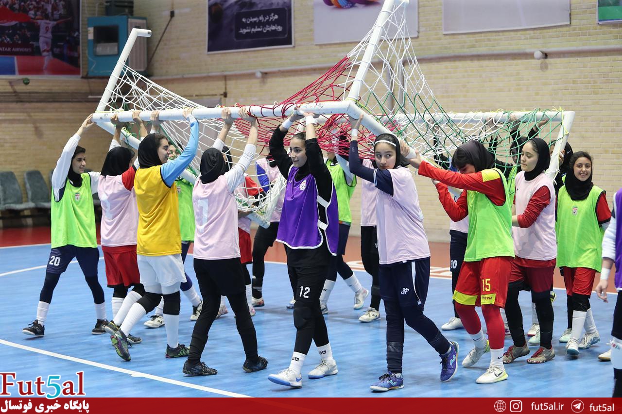 گزارش تصویری تیم‌ملی فوتسال مدادرنگی بانوان!