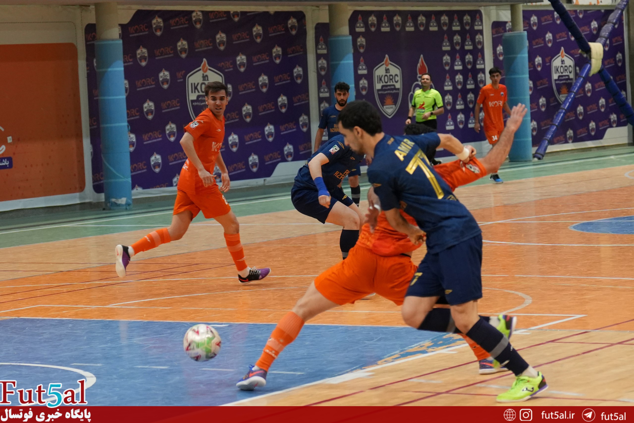 گزارش تصویری دیدار تیم‌های پالایشگاه نفت شازند و عرشیا شهر قدس