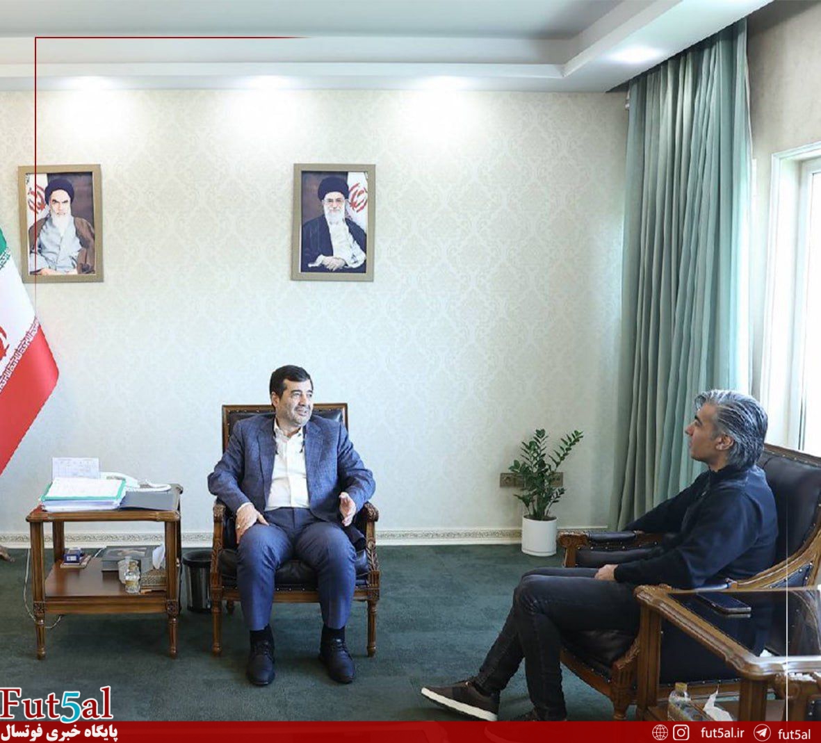 دیدار وحید شمسایی با وزیر ورزش و جوانان دیدار وحید شمسایی با وزیر ورزش و جوانان