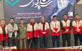 حضور رئیس فدراسیون و مدیران سازمان لیگ فوتسال در جمعیت هلال احمر