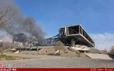 در پی تجاوز آمریکا و رژیم‌ صهیونیستی؛ سالن دوازده هزار نفری آزادی با موشک تخریب شد