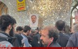 حضور وحید شمسایی در مراسم خاکسپاری معاون امنیتی شهید لاریجانی