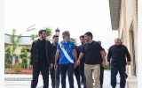 حضور مداح اهل بیت و سرمربی تیم ملی فوتسال در کمپ تیم‌های ملی کشتی