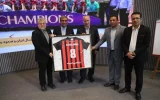 جشن لیگ برتری شدن مشهدی‌ها با حضور تاج