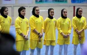 گزارش تصویری تمرین تیم‌ملی بانوان با حضور معاون وزارت ورزش و جوانان