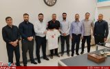 استقبال از بازیکن اسطوره‌ای در خانه فوتسال