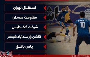 معرفی تیم‌های گروه دوم لیگ دسته اول فوتسال